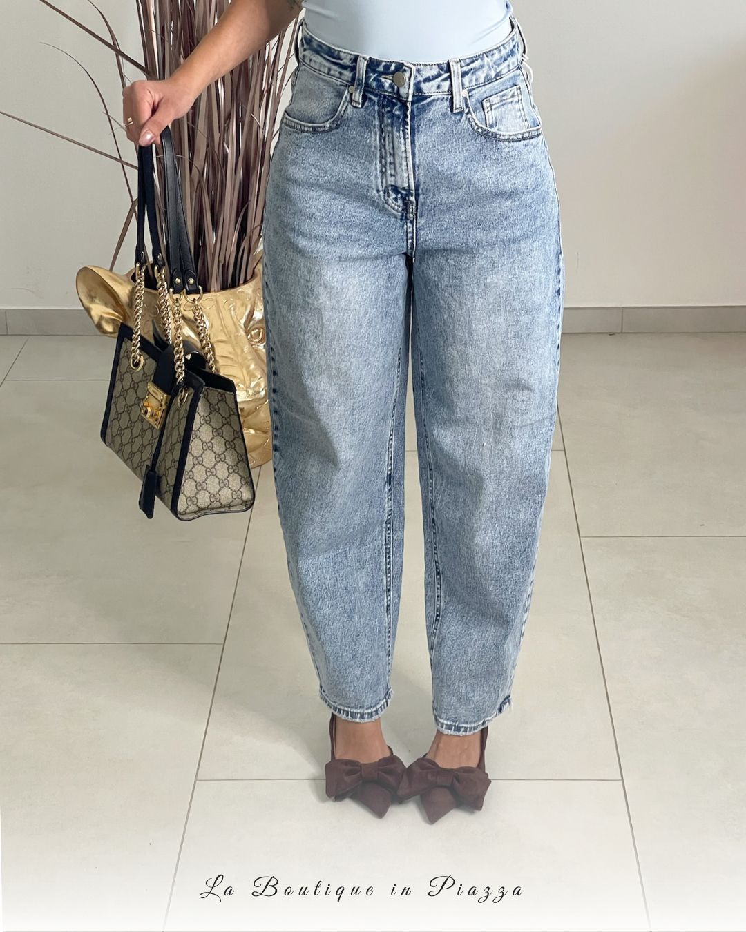 Jeans mom fit
