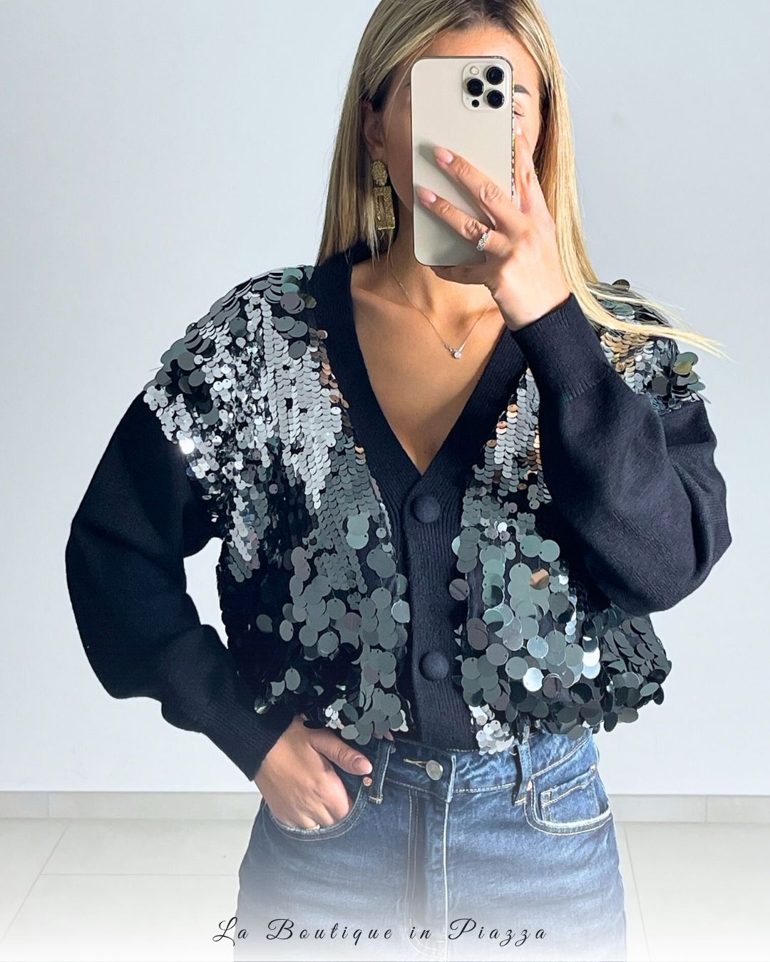 Cardigan Queen Paillettes