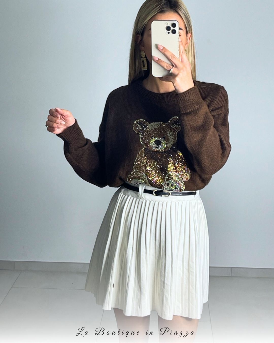 Gonna plissè lanetta