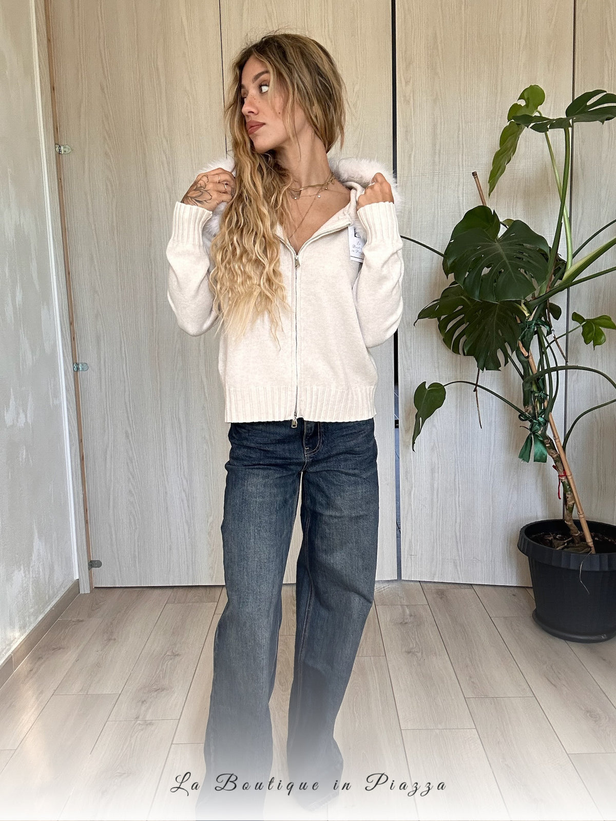 Cardigan Pelliccia