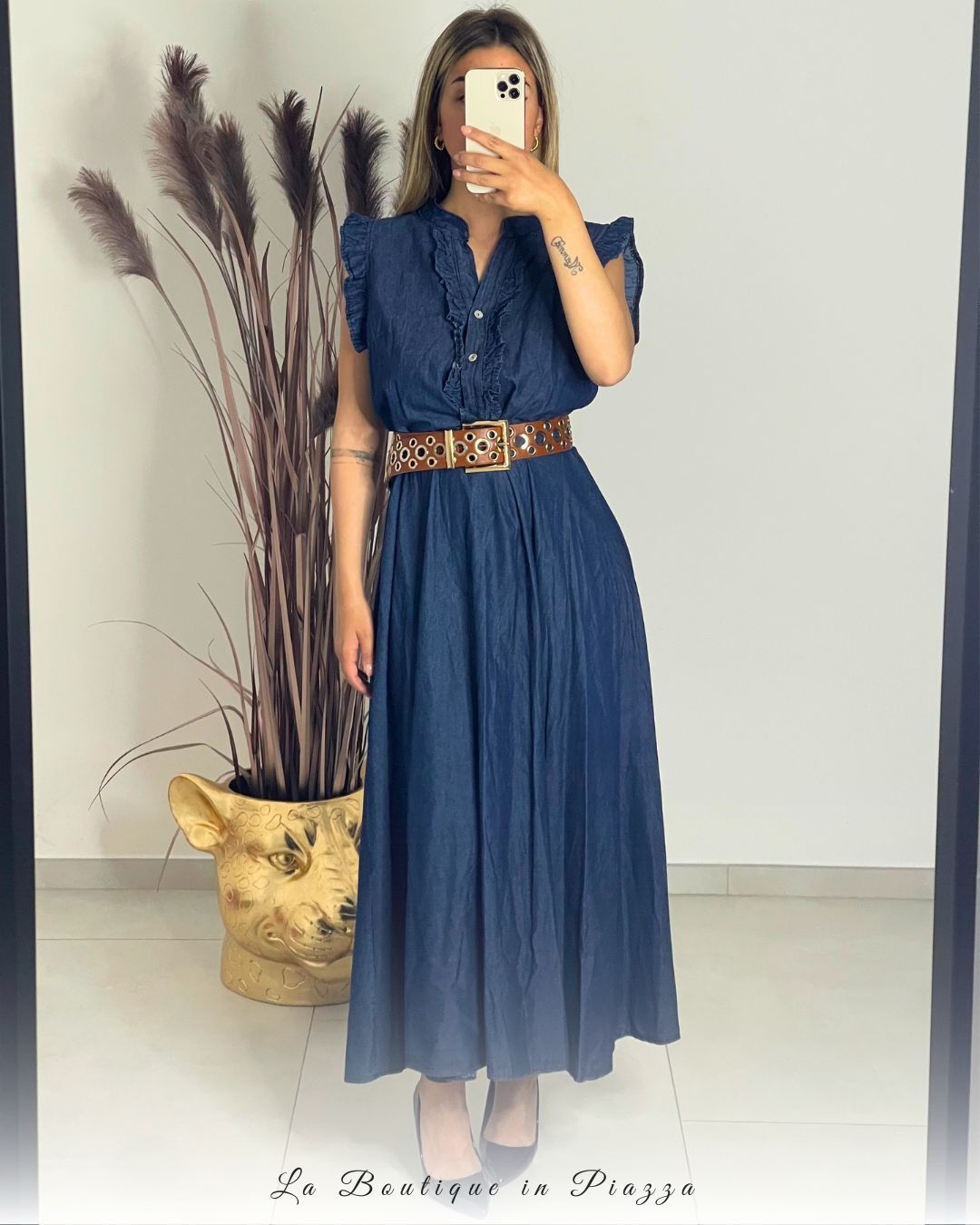 Abito in jeans cotonato