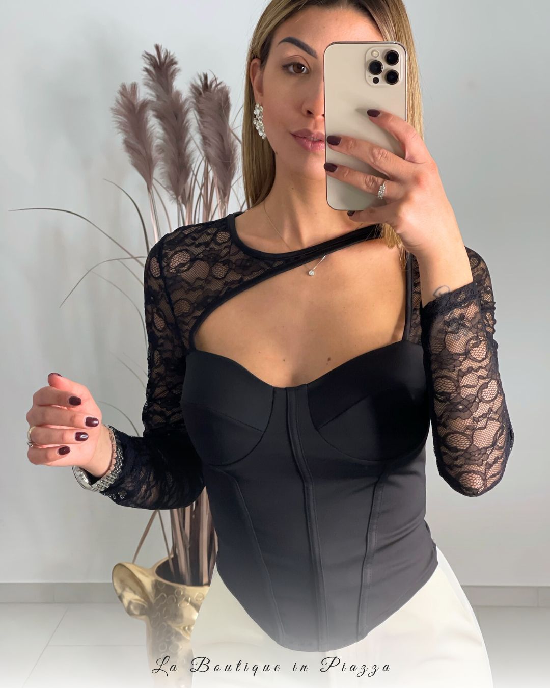 Top Corpetto in Pizzo