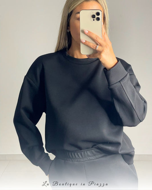 Felpa Basic crop
