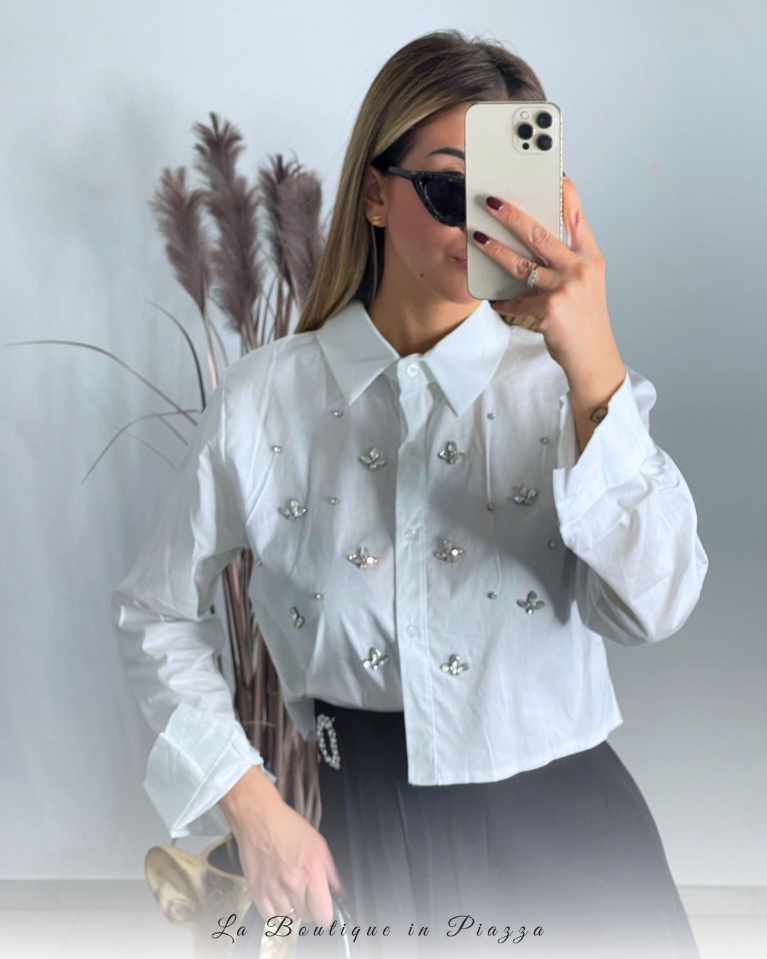 Camicia Drop Diamante