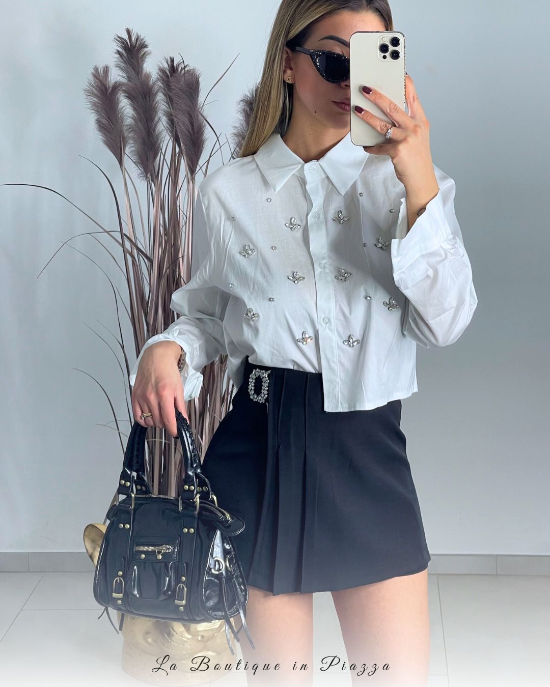 Camicia Drop Diamante