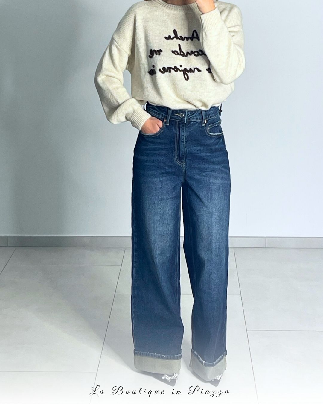Jeans Palazzo denim Italy