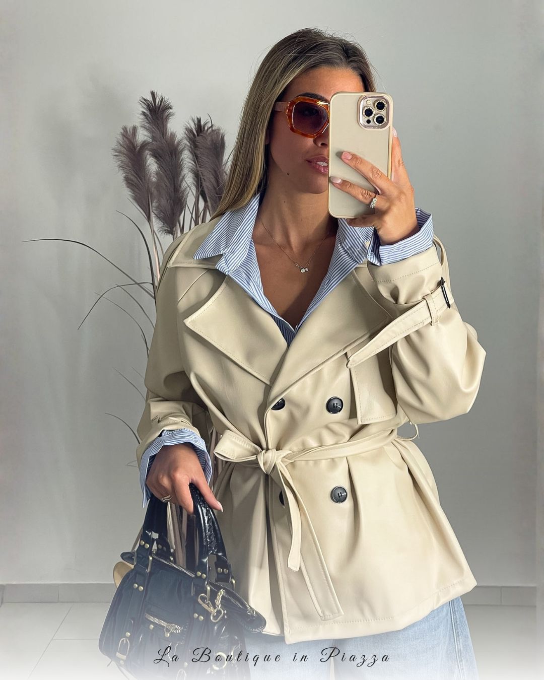 Trench Corto Ecopelle