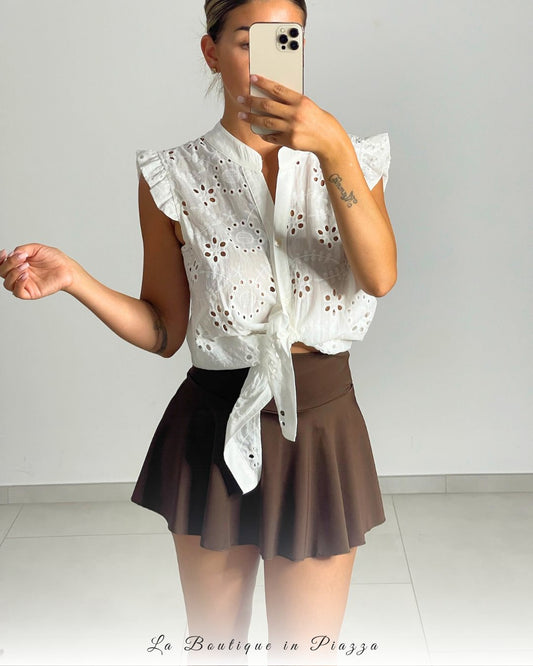 Gonna pantaloncino bijoux
