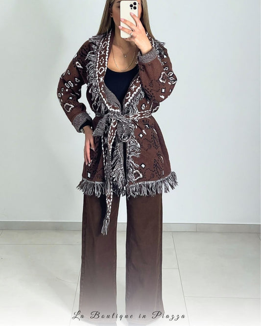 Jeans ruggine palazzo