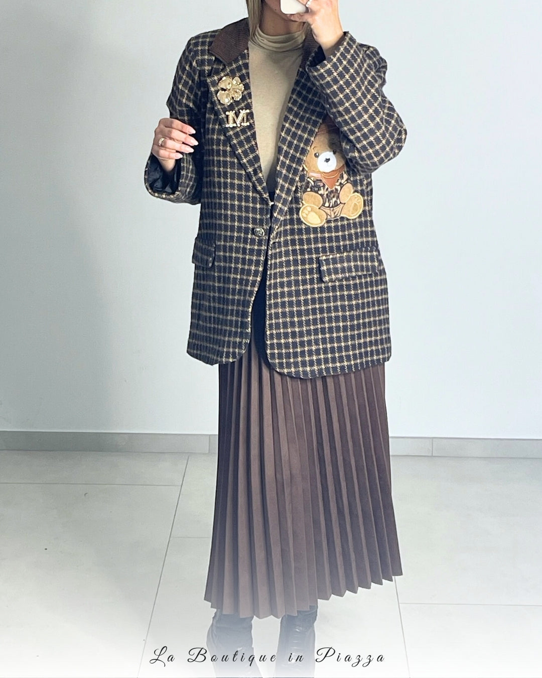 Gonna plissé invernale