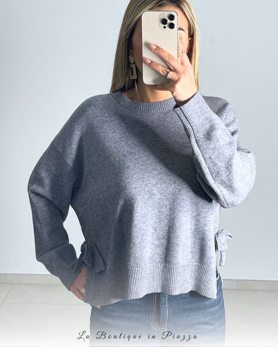Maglione fiocco di lana