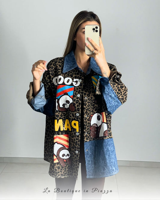 Camicia Over Panda