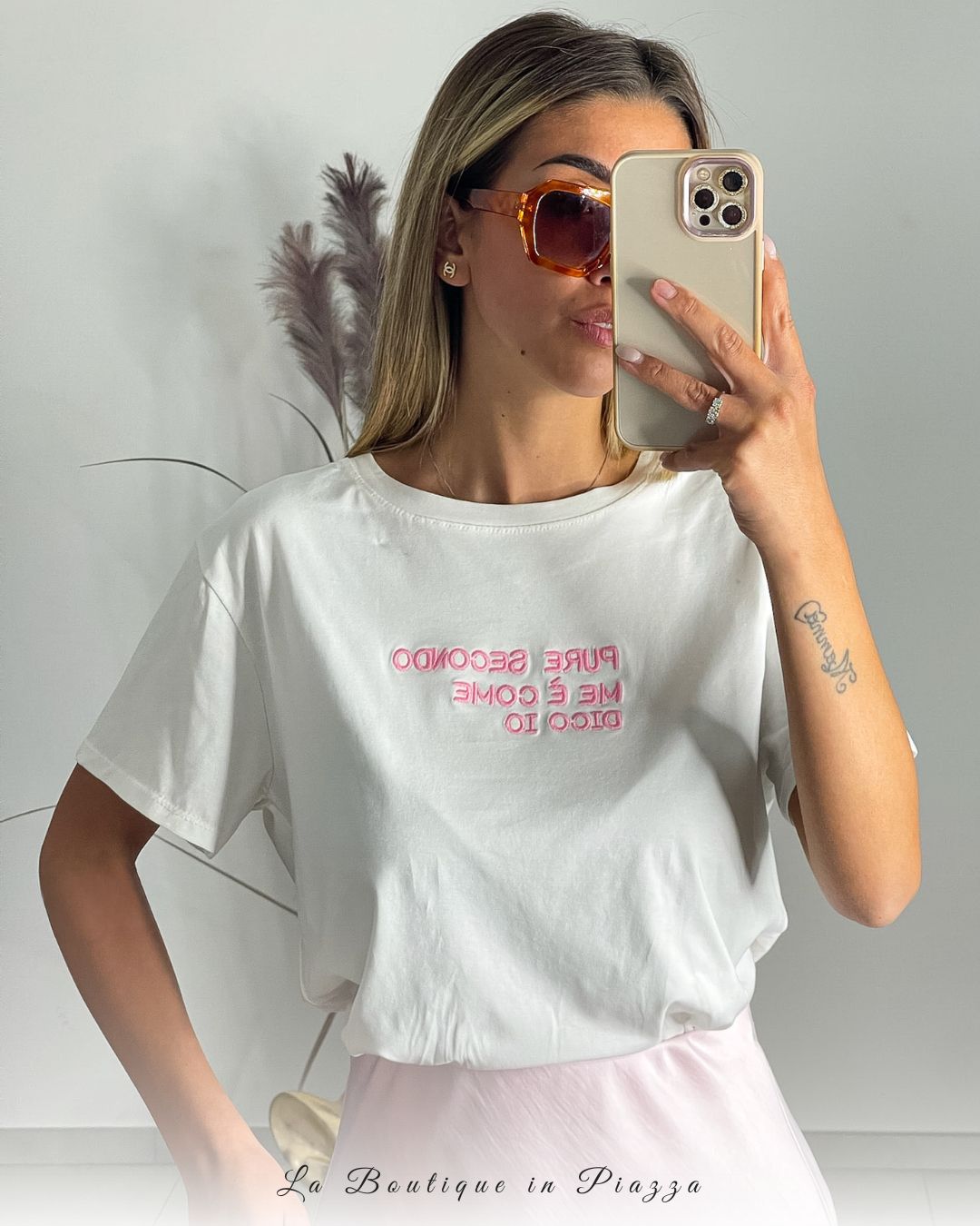 Maglietta "Pure secondo me"