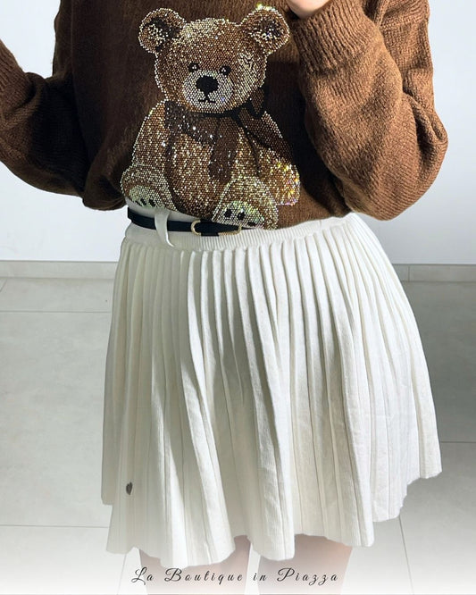 Gonna plissè lanetta