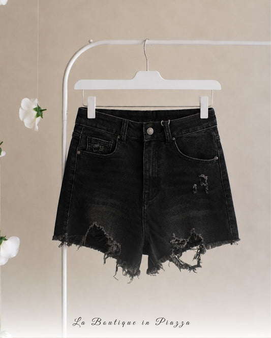 Pantaloncino Jeans Mimy Nero