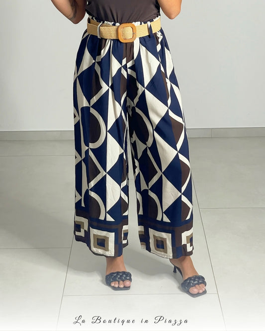 Pantalone geometrico
