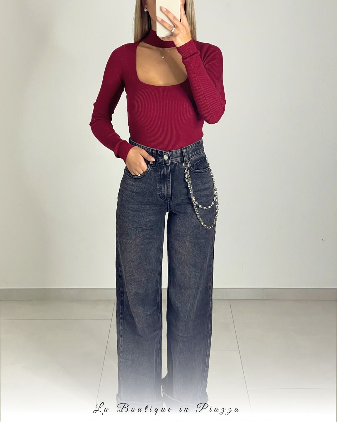 Maglia Glamour a costine