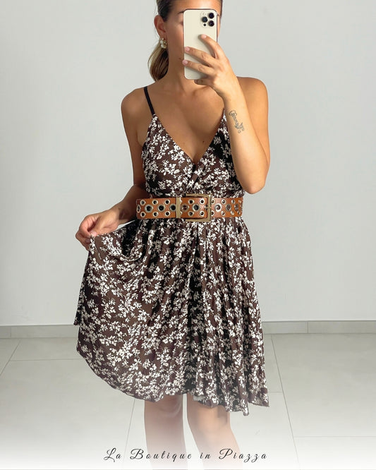 Vestito fiori bianchi