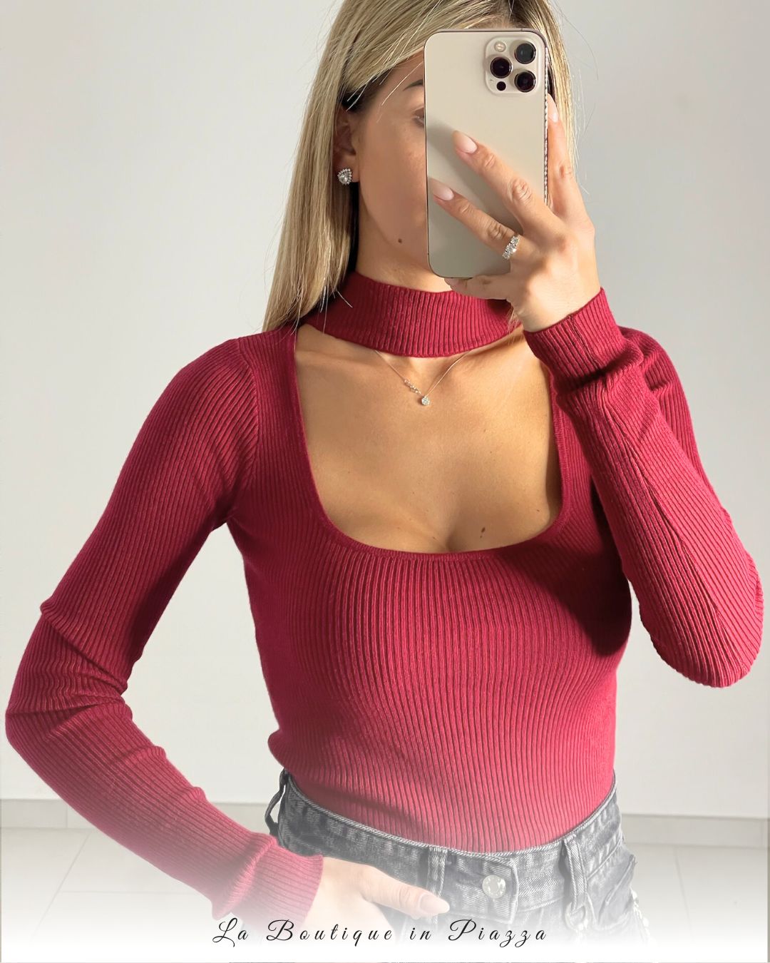 Maglia Glamour a costine