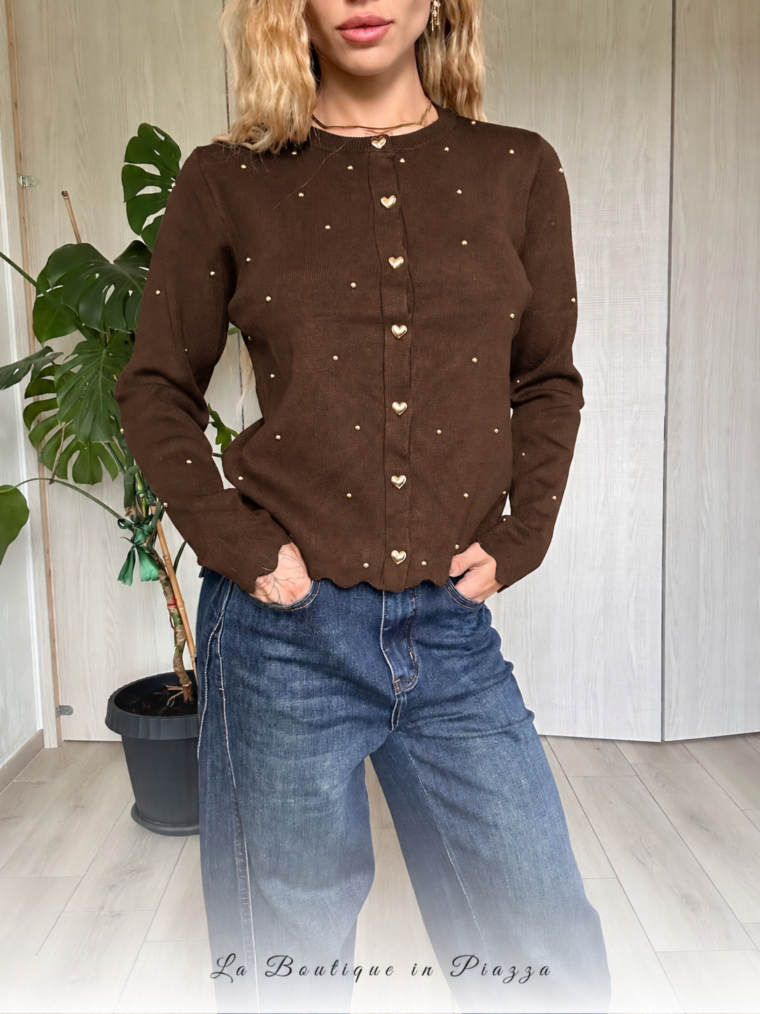 Cardigan cuoricini