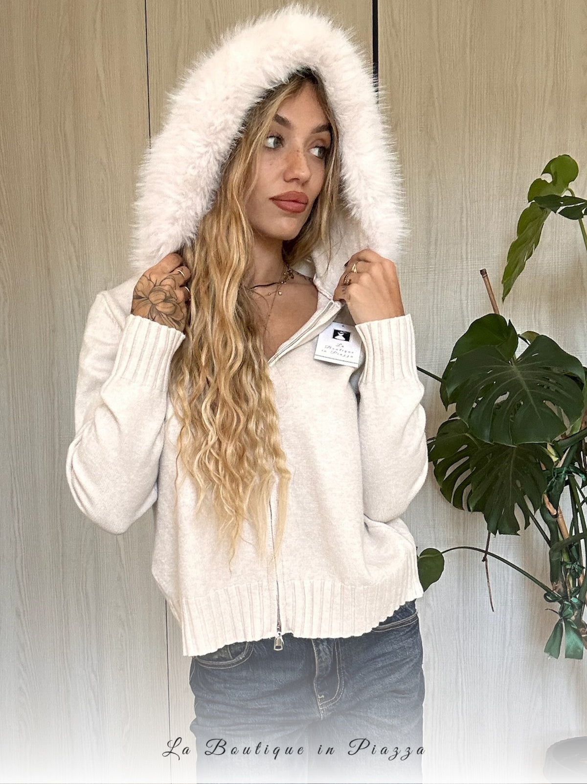Cardigan Pelliccia