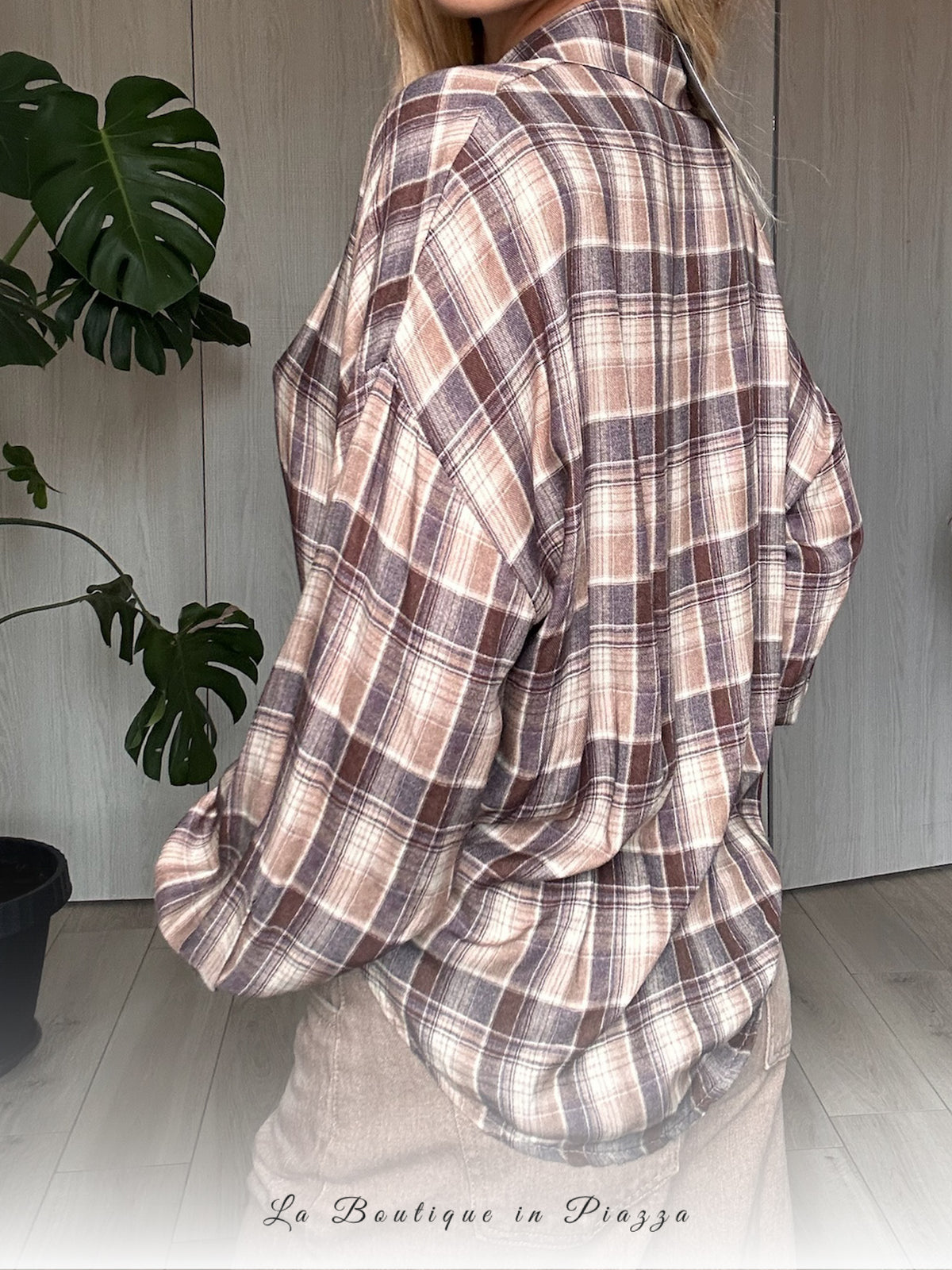 Camicia Texas Marrone