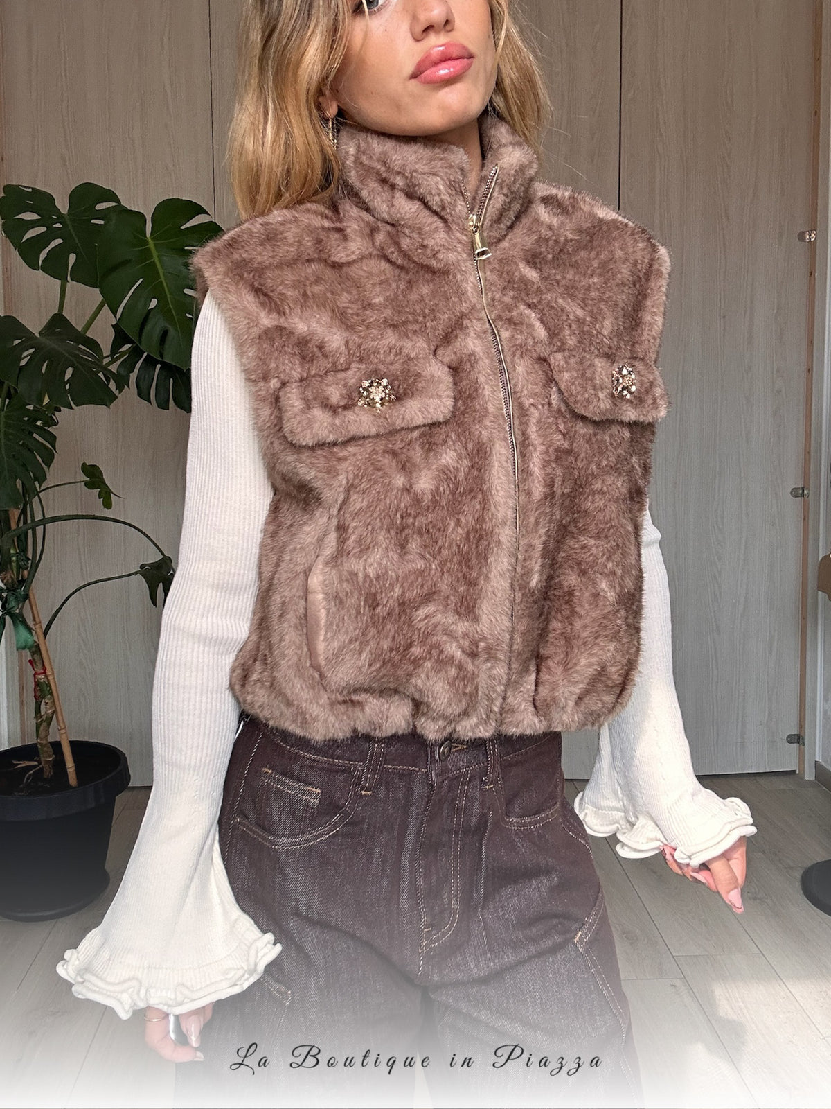 Gilet Ecopelliccia
