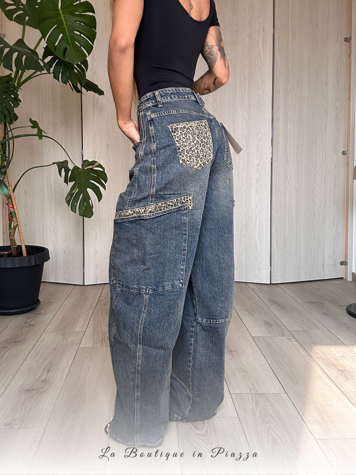 Jeans Balloon Tasca Leo