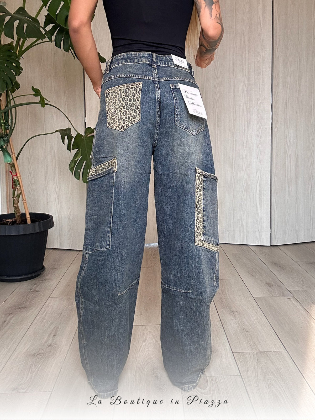 Jeans Balloon Tasca Leo