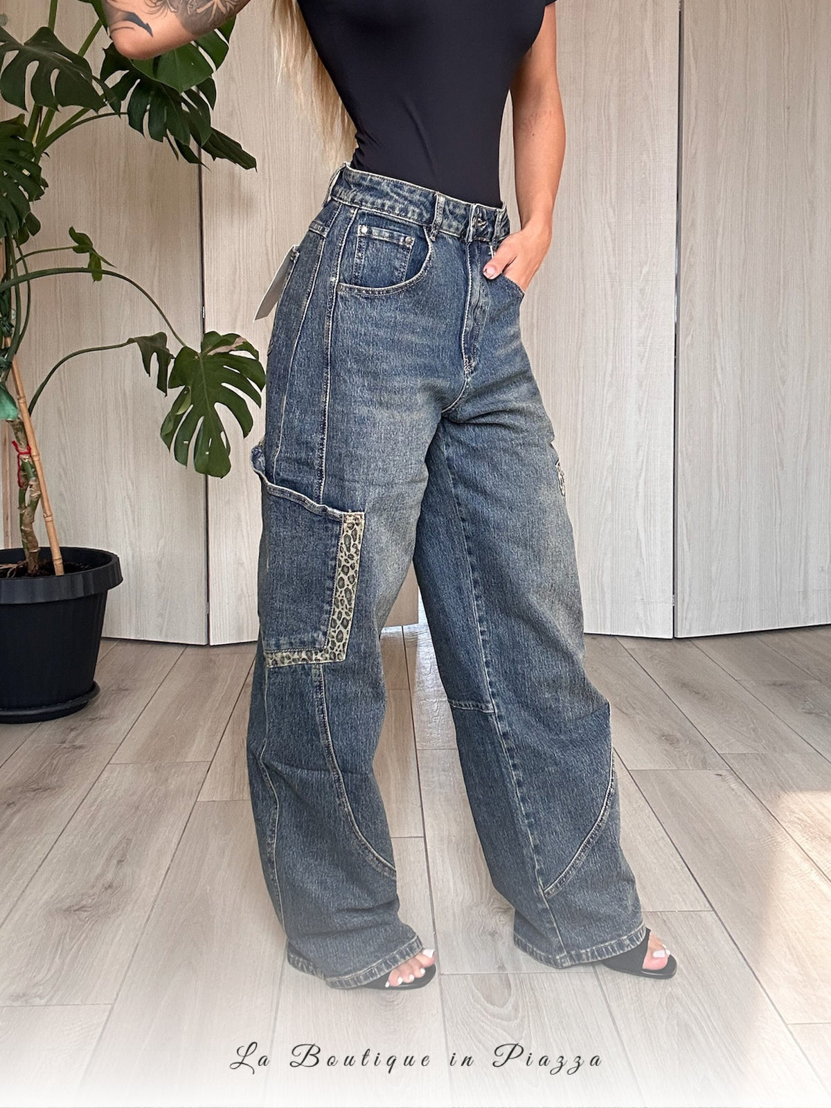 Jeans Balloon Tasca Leo