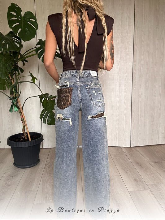 Jeans 346 Leopardo