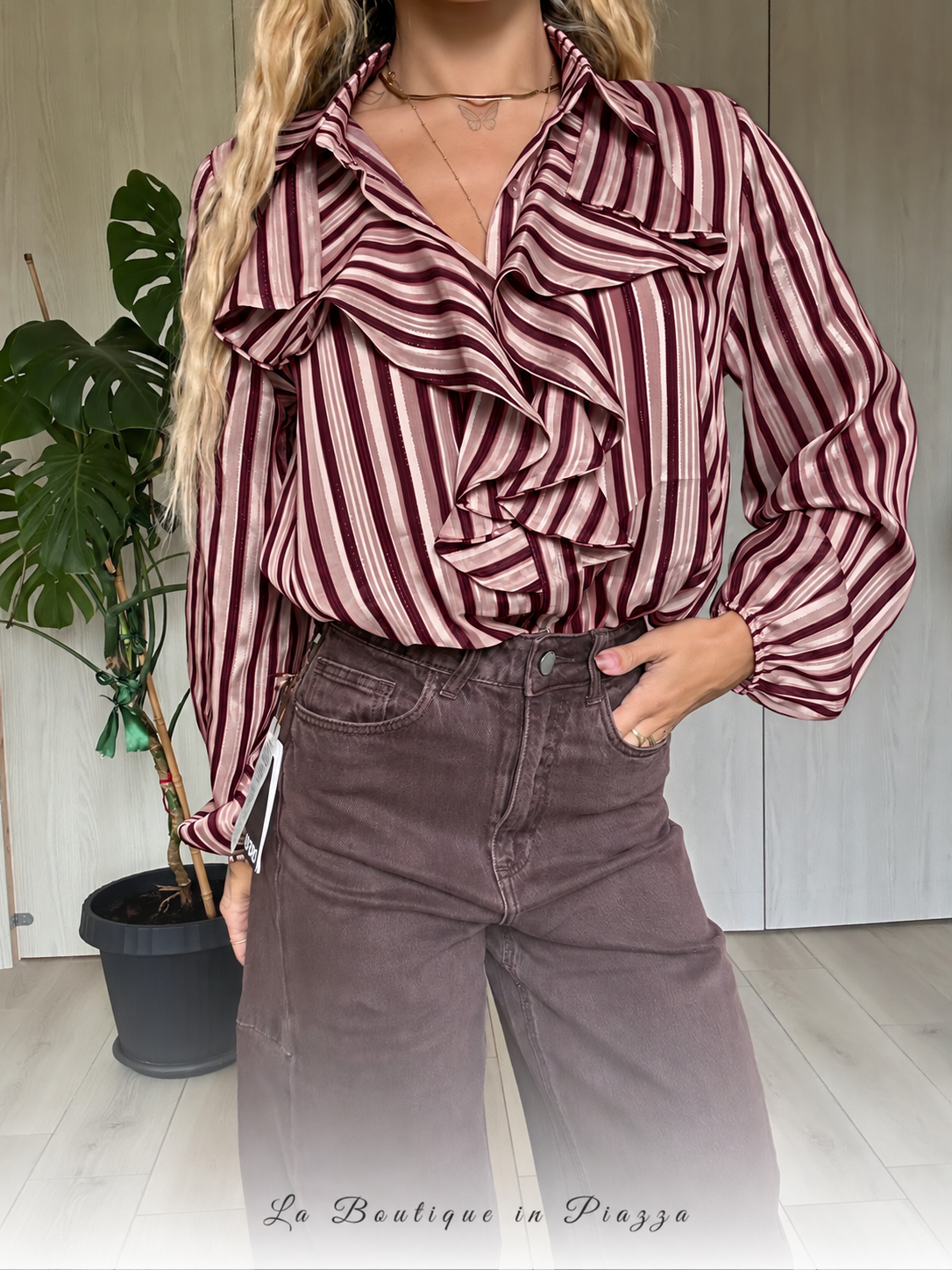Camicia righe Rouge
