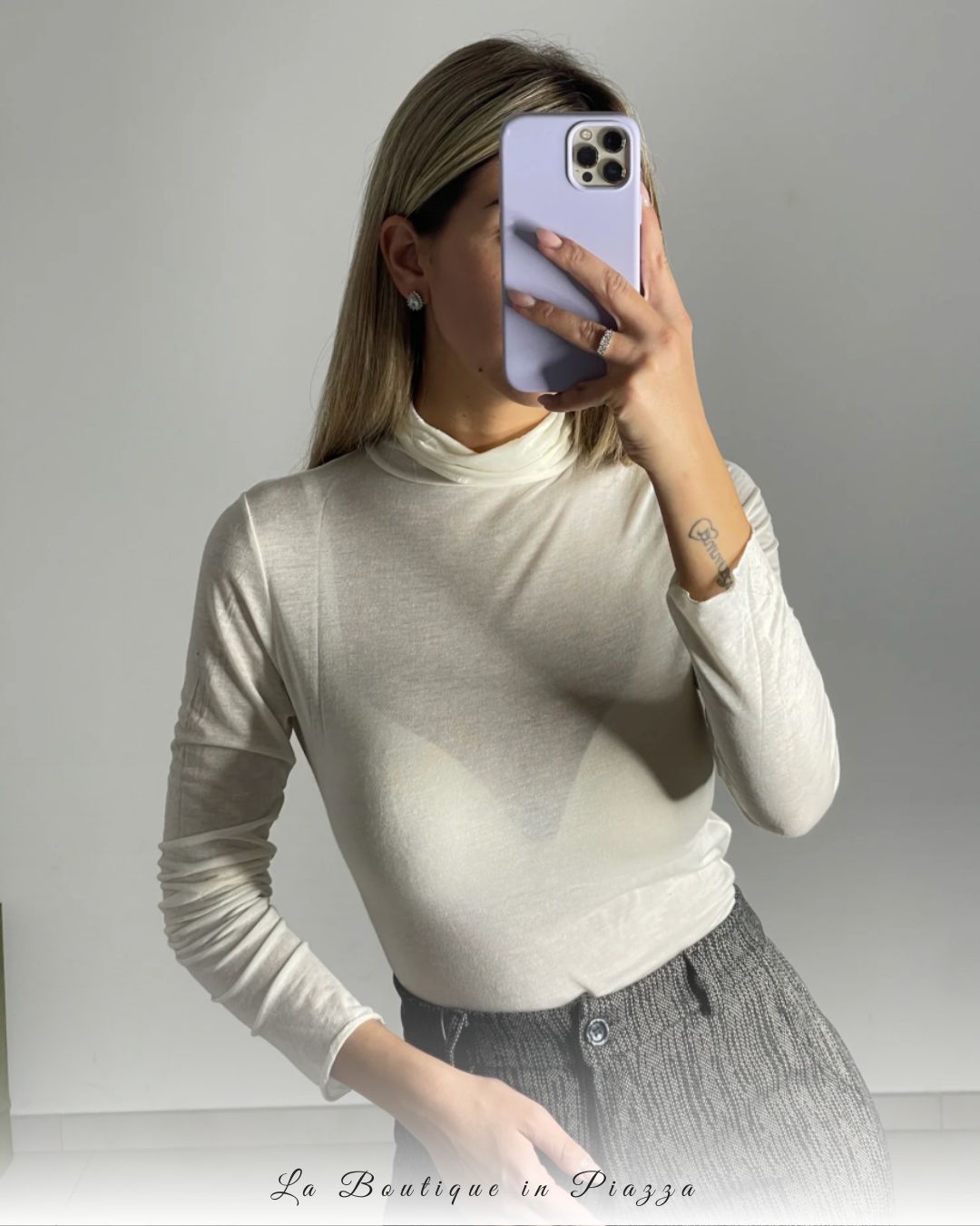 Maglia Dolcevita cashmere
