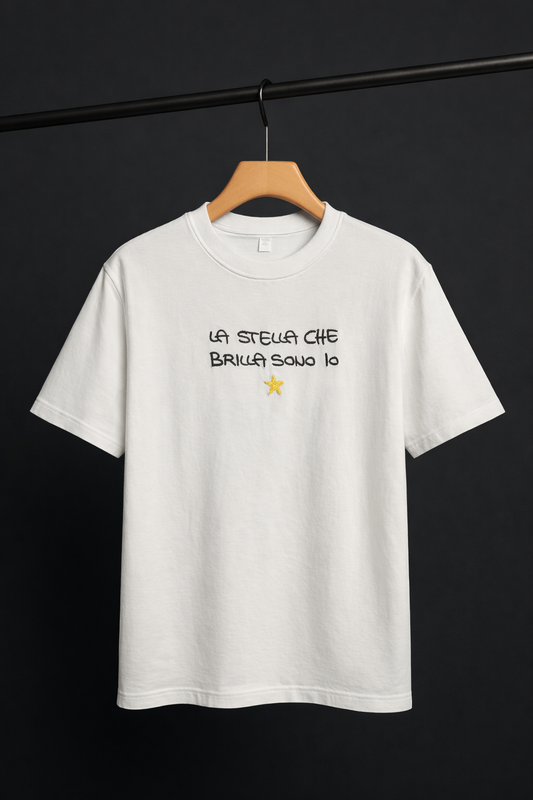 Maglietta "La stella che brilla sono io"